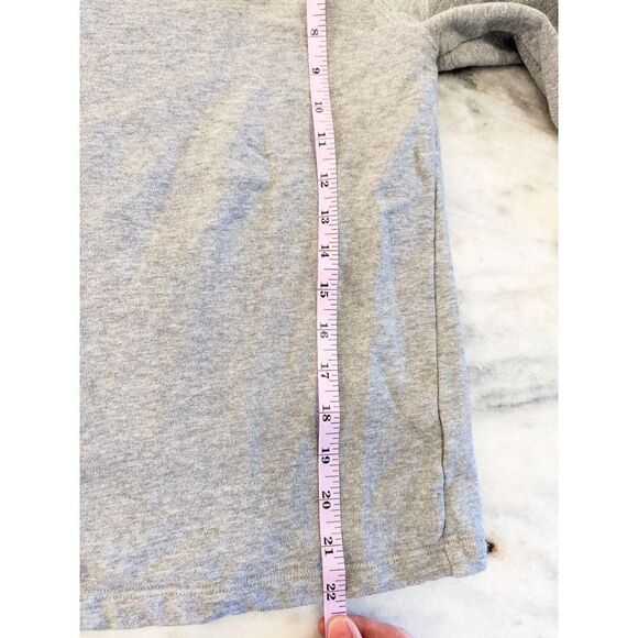 Draper James Cute Grey Sweatshirt 3/4 Sleeve XS with Tie Accent on Sleeve EUC - Picture 2 of 4